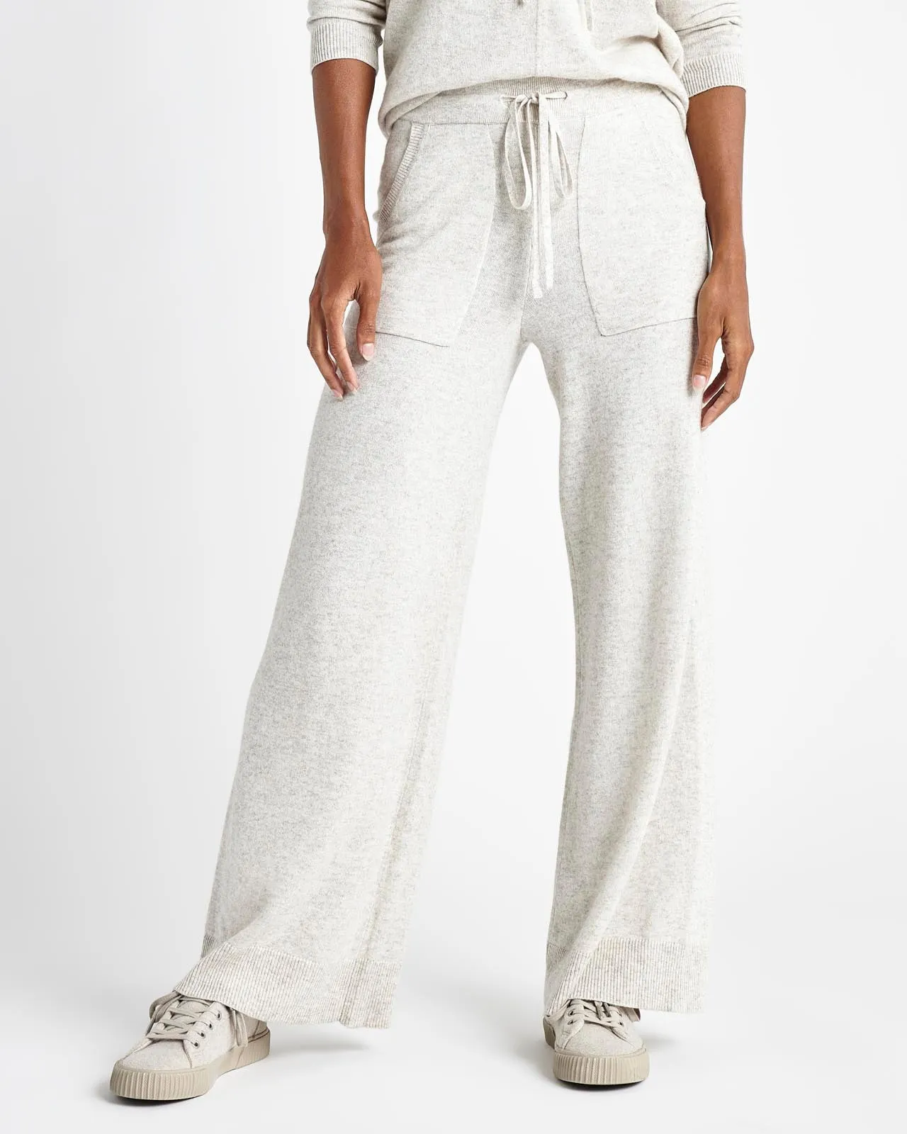 Aksel Cashmere Wide Leg Pant