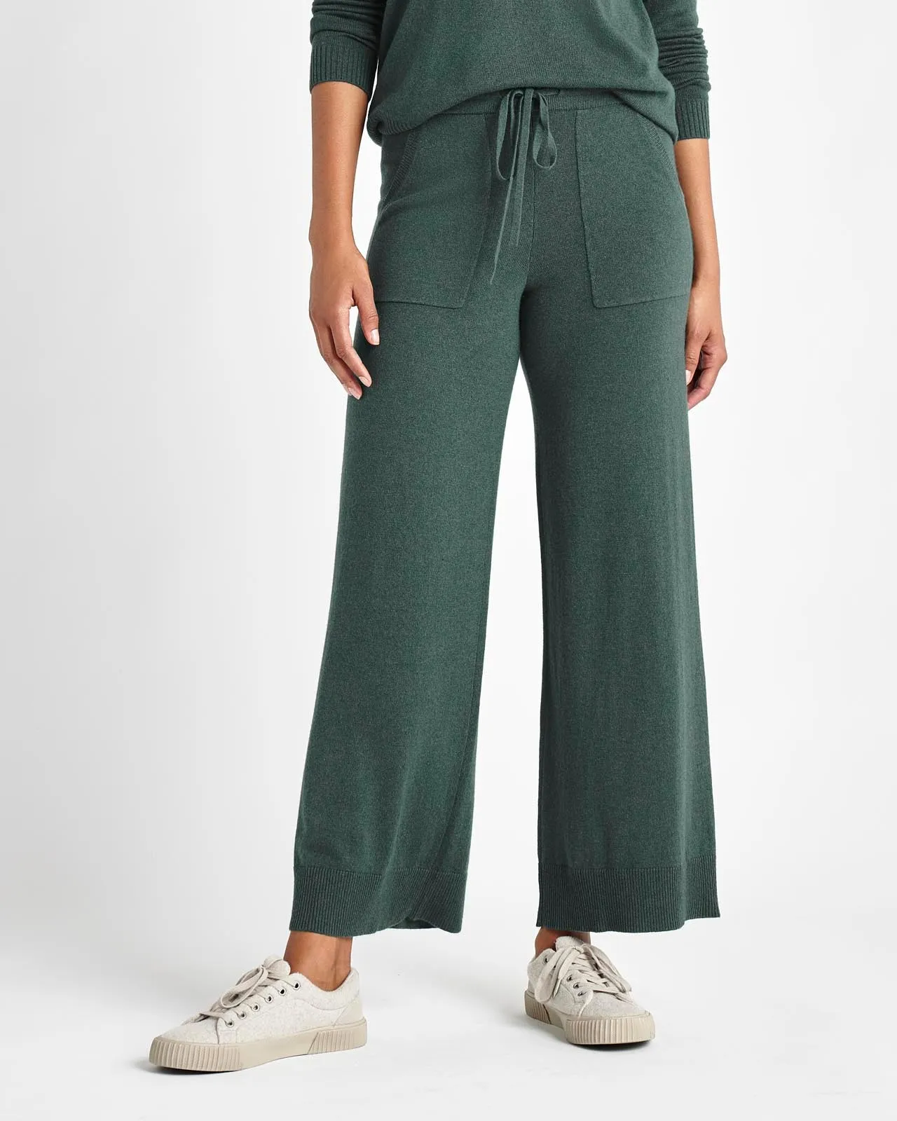 Aksel Cashmere Wide Leg Pant