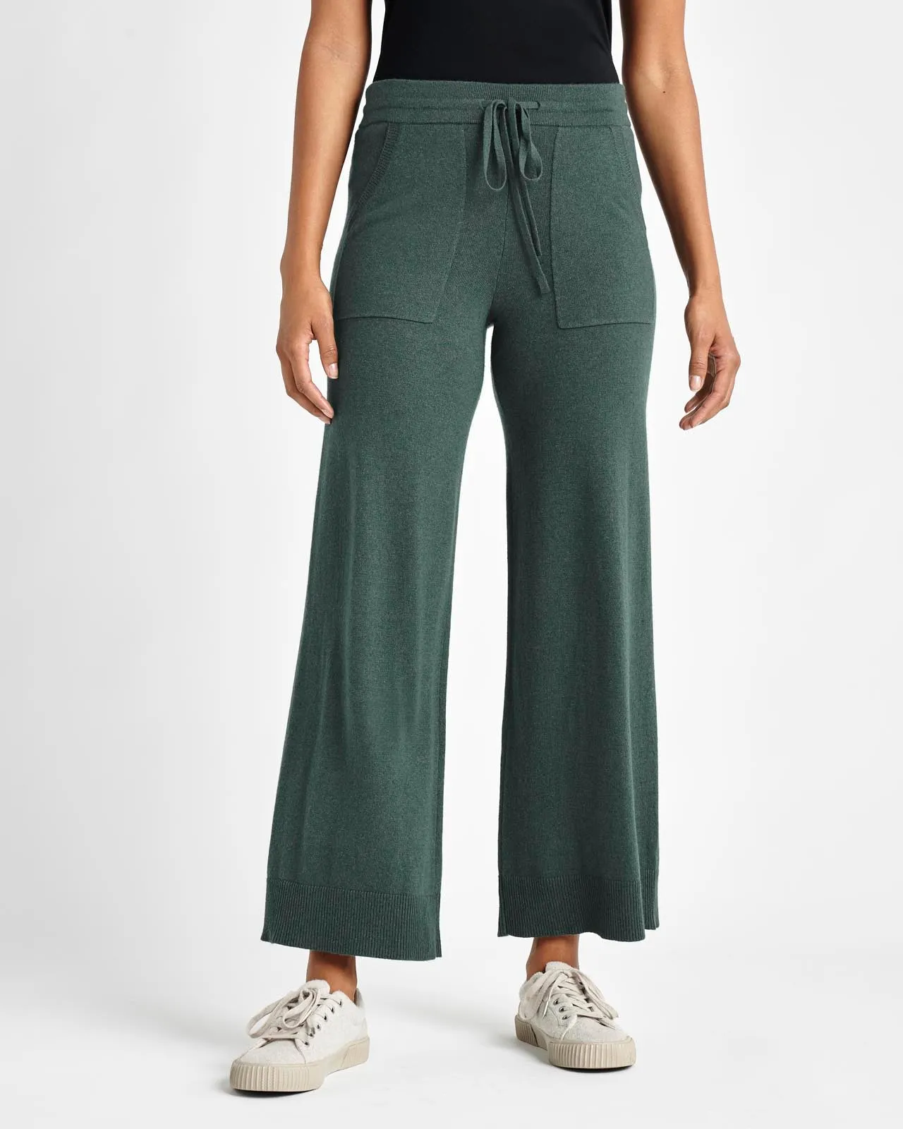 Aksel Cashmere Wide Leg Pant