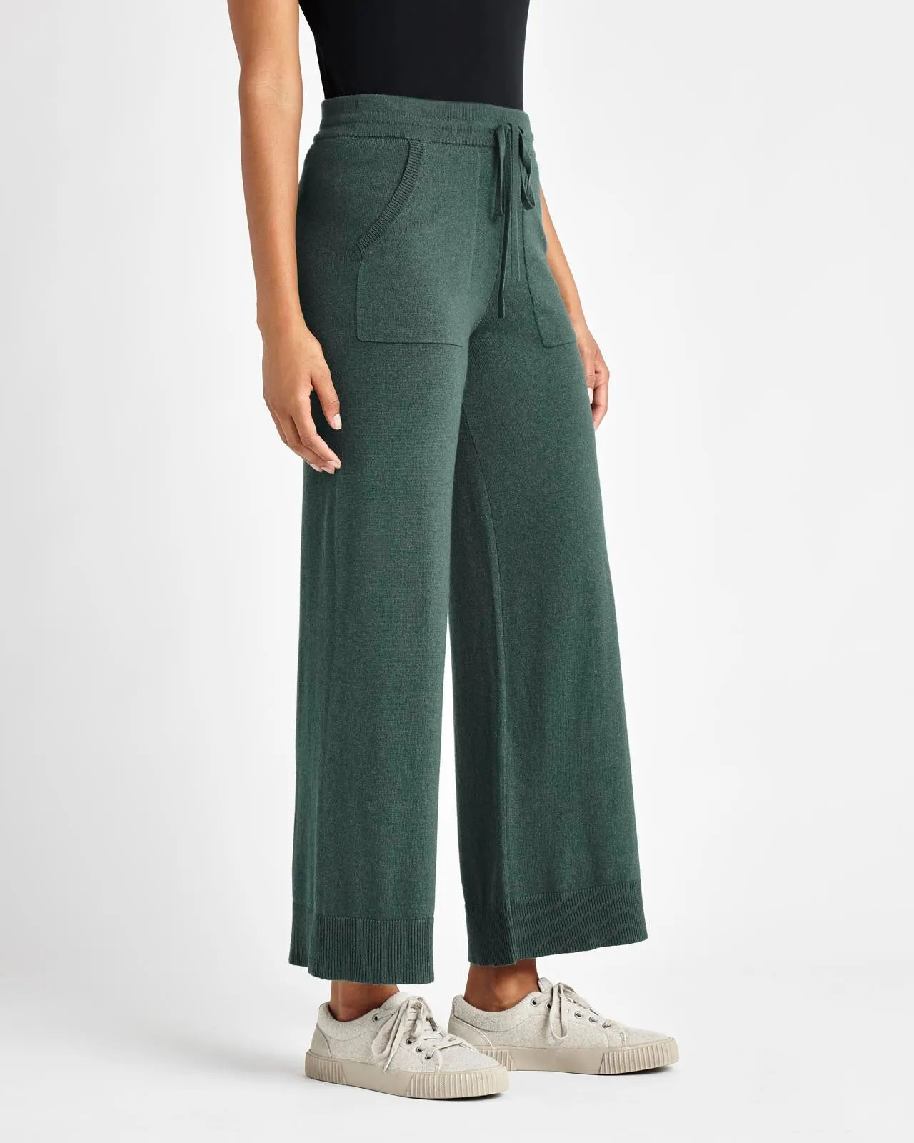 Aksel Cashmere Wide Leg Pant