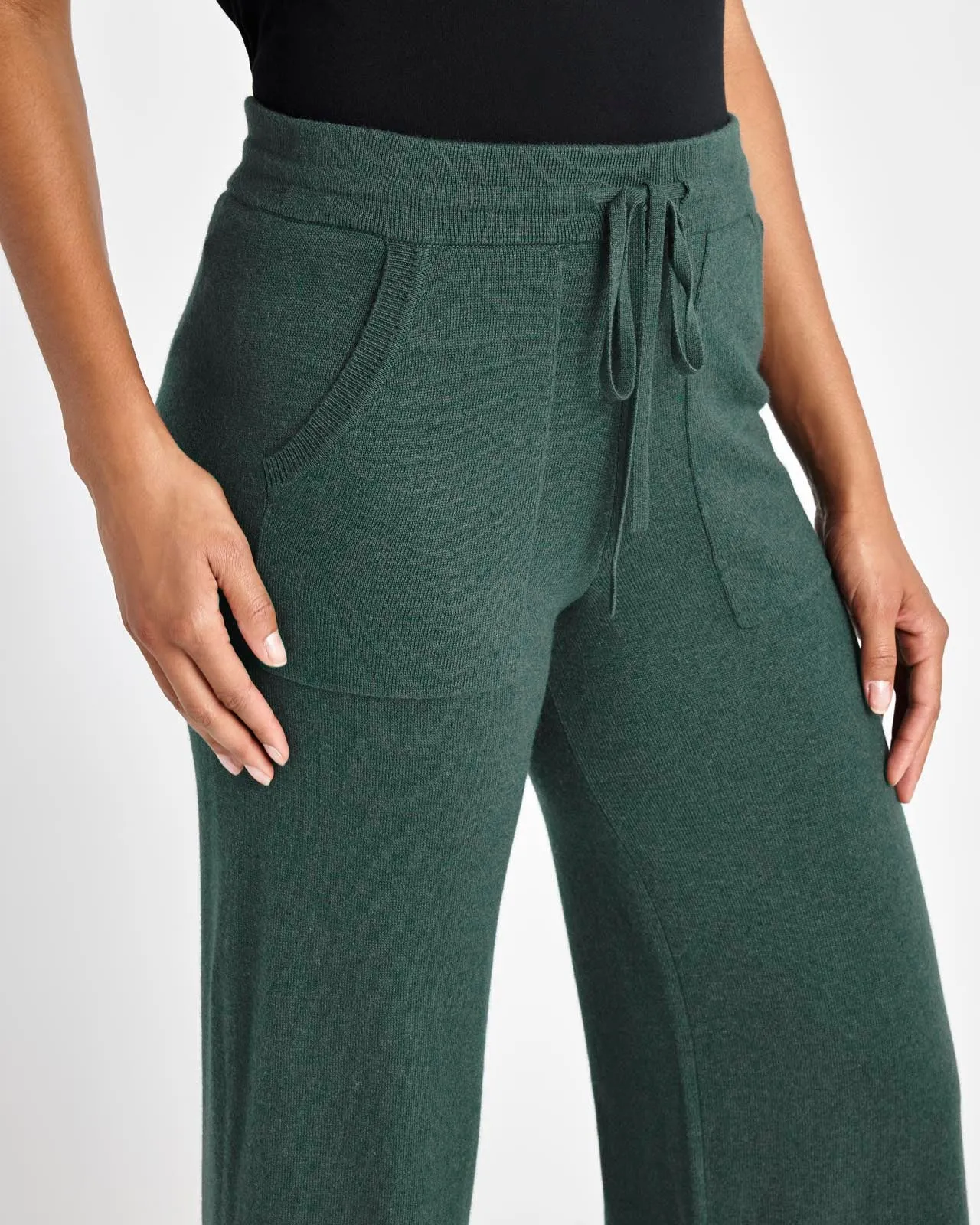 Aksel Cashmere Wide Leg Pant