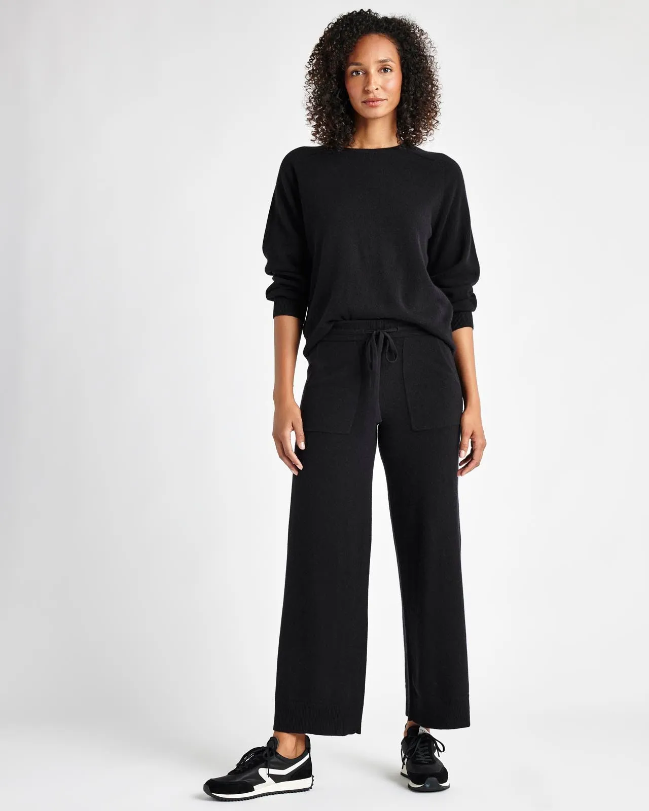 Aksel Cashmere Wide Leg Pant