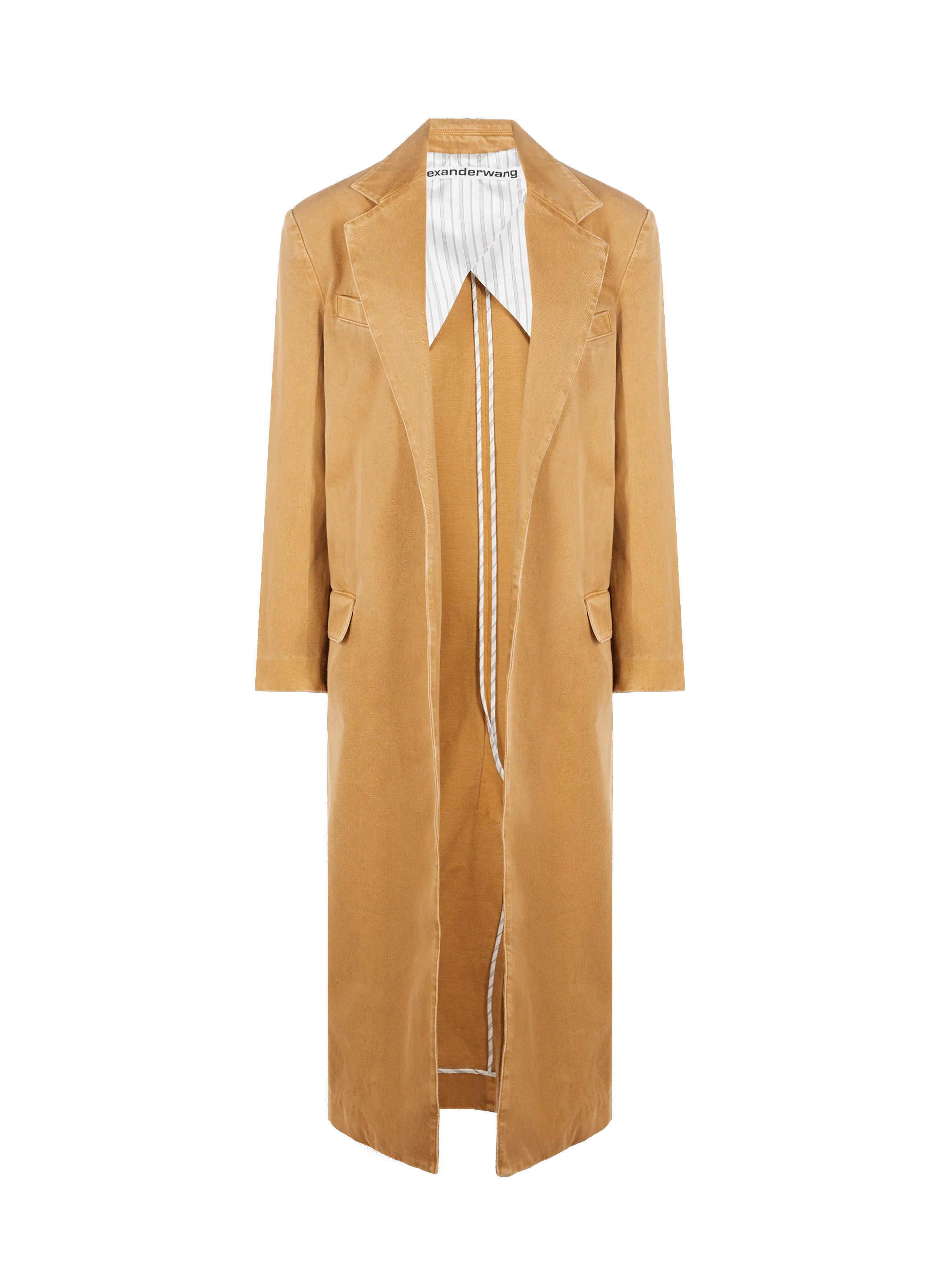 Alexander wang  Long denim coat - Beige