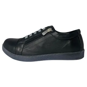 Andrea Conti Jazzy Black/Grey Sneaker (Women's)