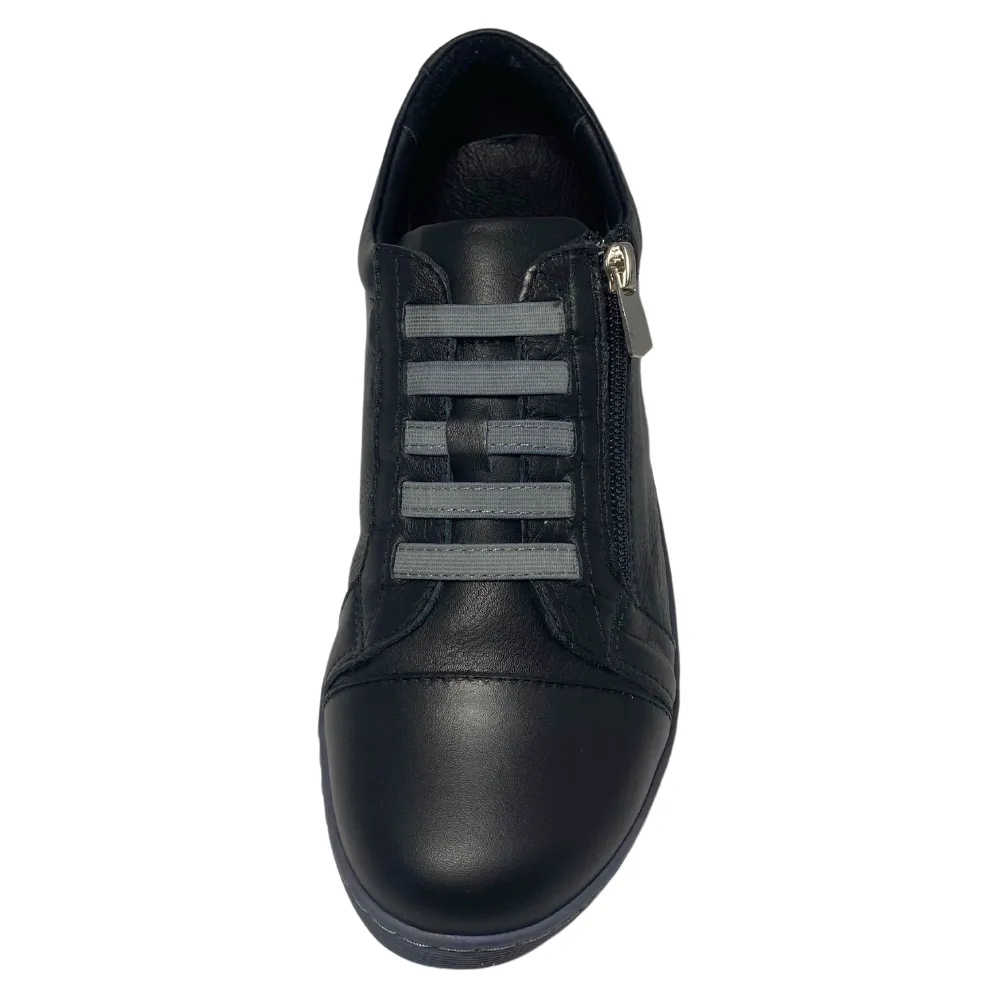 Andrea Conti Jazzy Black/Grey Sneaker (Women's)