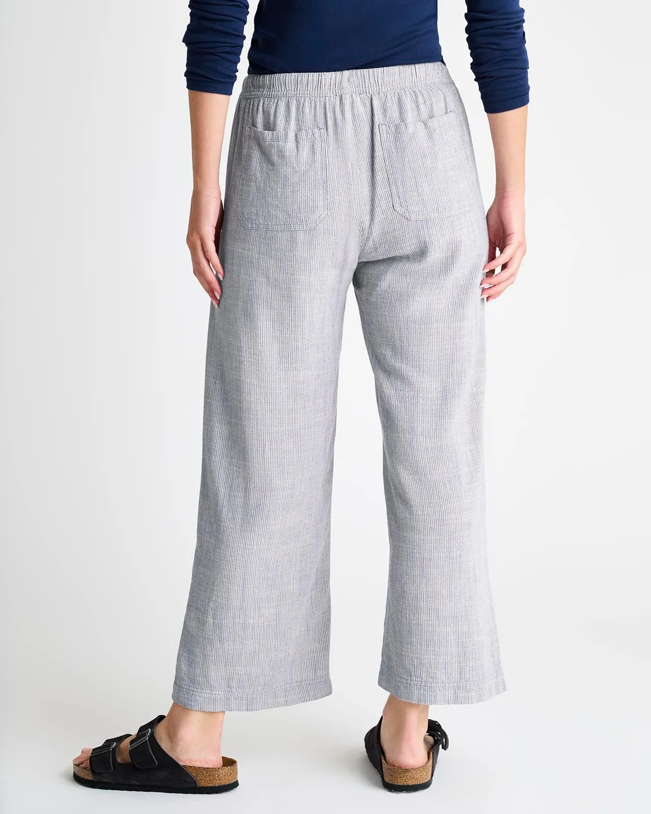 Angie Stripe Crop Pant