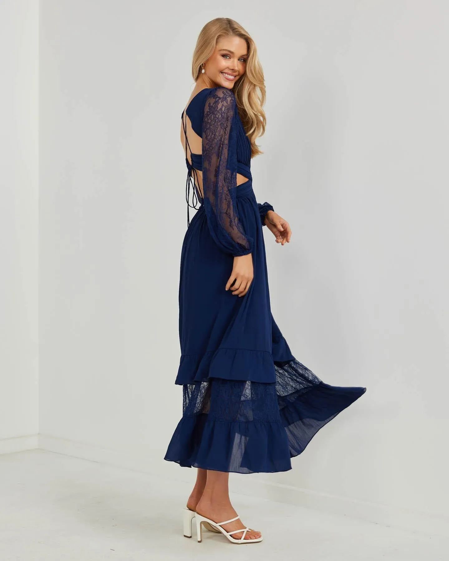 Annie Dress - Navy