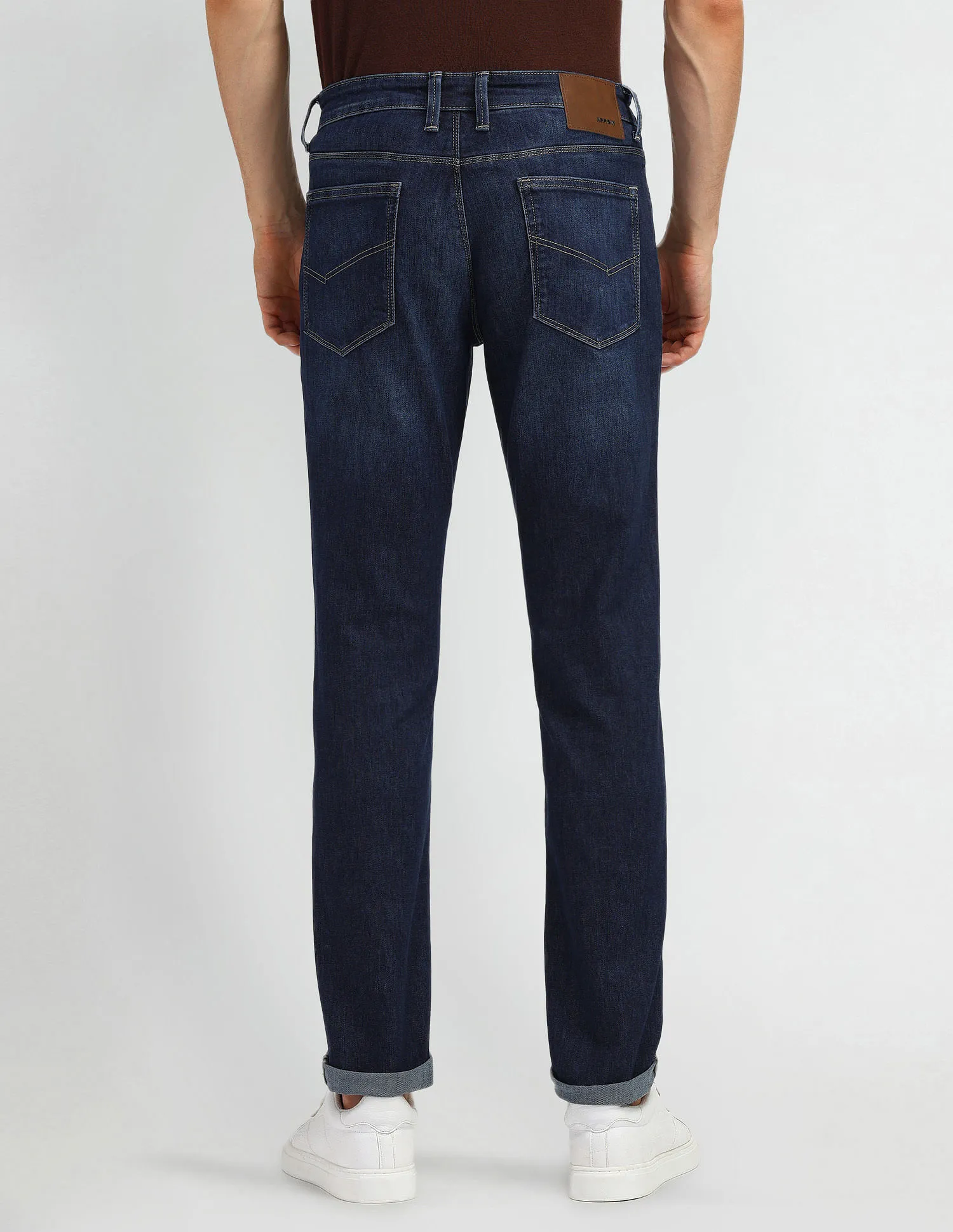 Arrow Sport Mid Rise Jameson Slim Fit Jeans