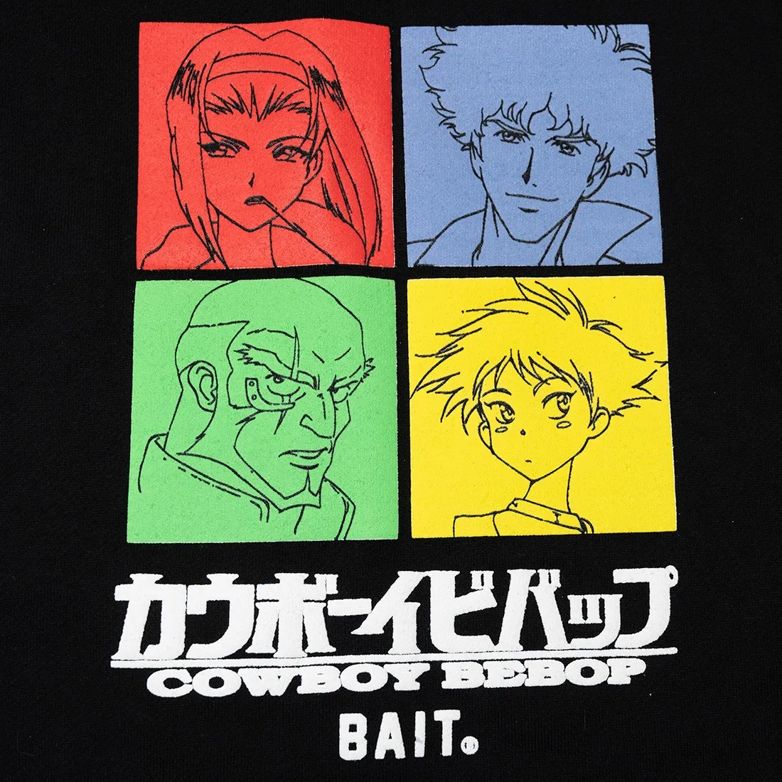 BAIT x Cowboy Bebop Men Space Crew Hoody (black)