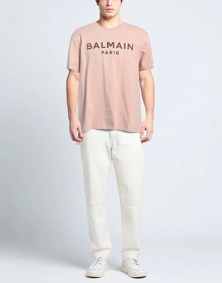 BALMAIN  |Short Sleeves Logo Luxury T-Shirts