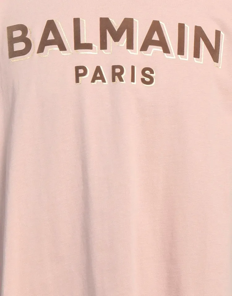 BALMAIN  |Short Sleeves Logo Luxury T-Shirts