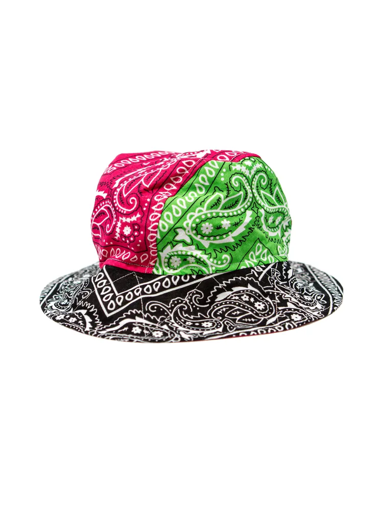 BANDANA BOB HAT - MIX GREEN