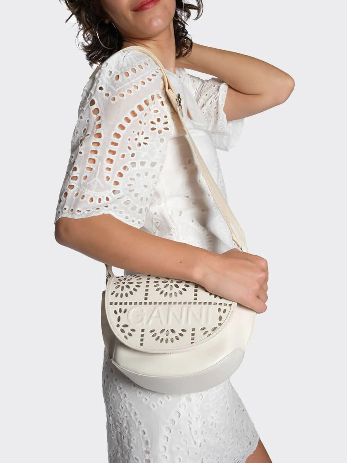 Banner Perforated Saddle Bag