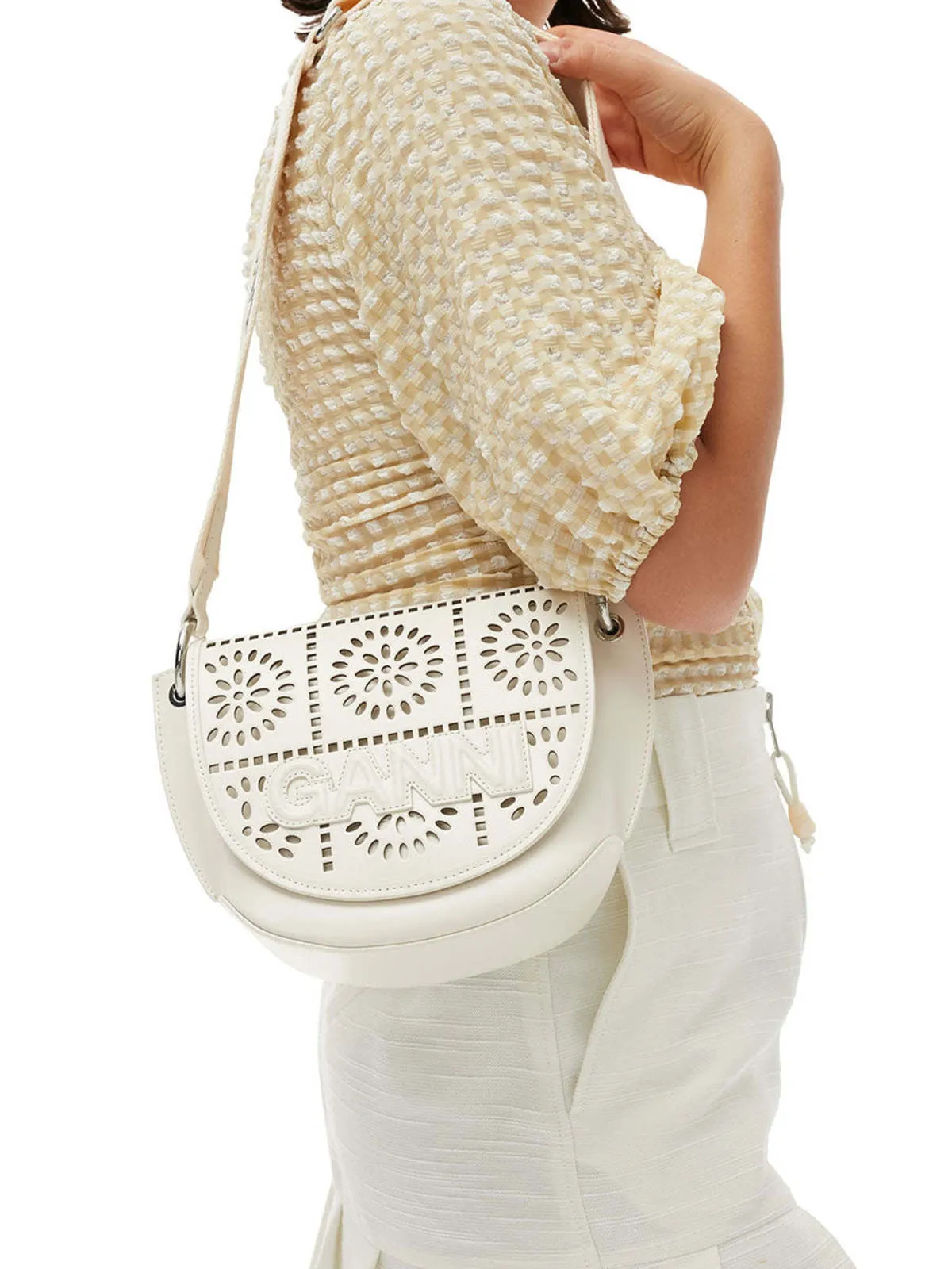 Banner Perforated Saddle Bag