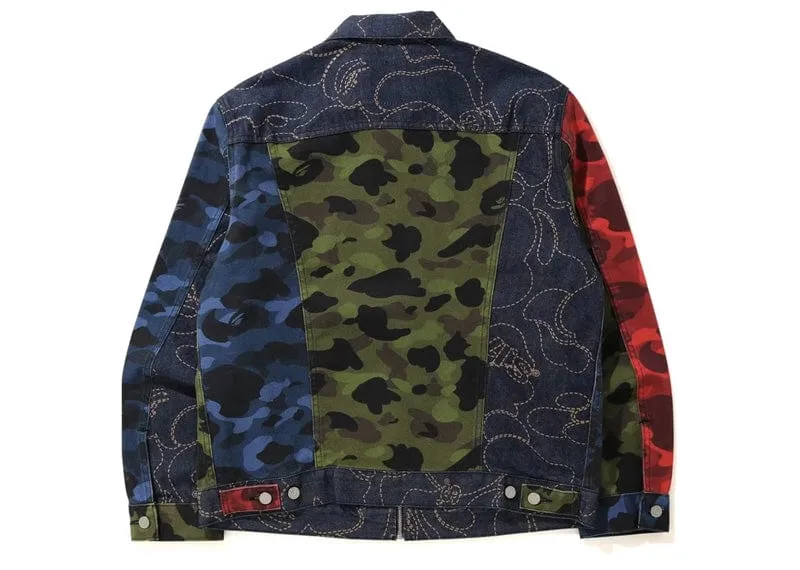 BAPE x Levi's Camo Trucker Jacket Multicolor