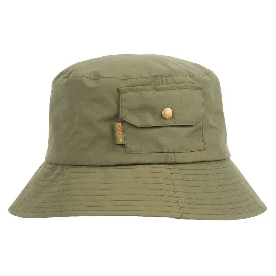 Barbour Claywood Pocket Olive Bucket Hat