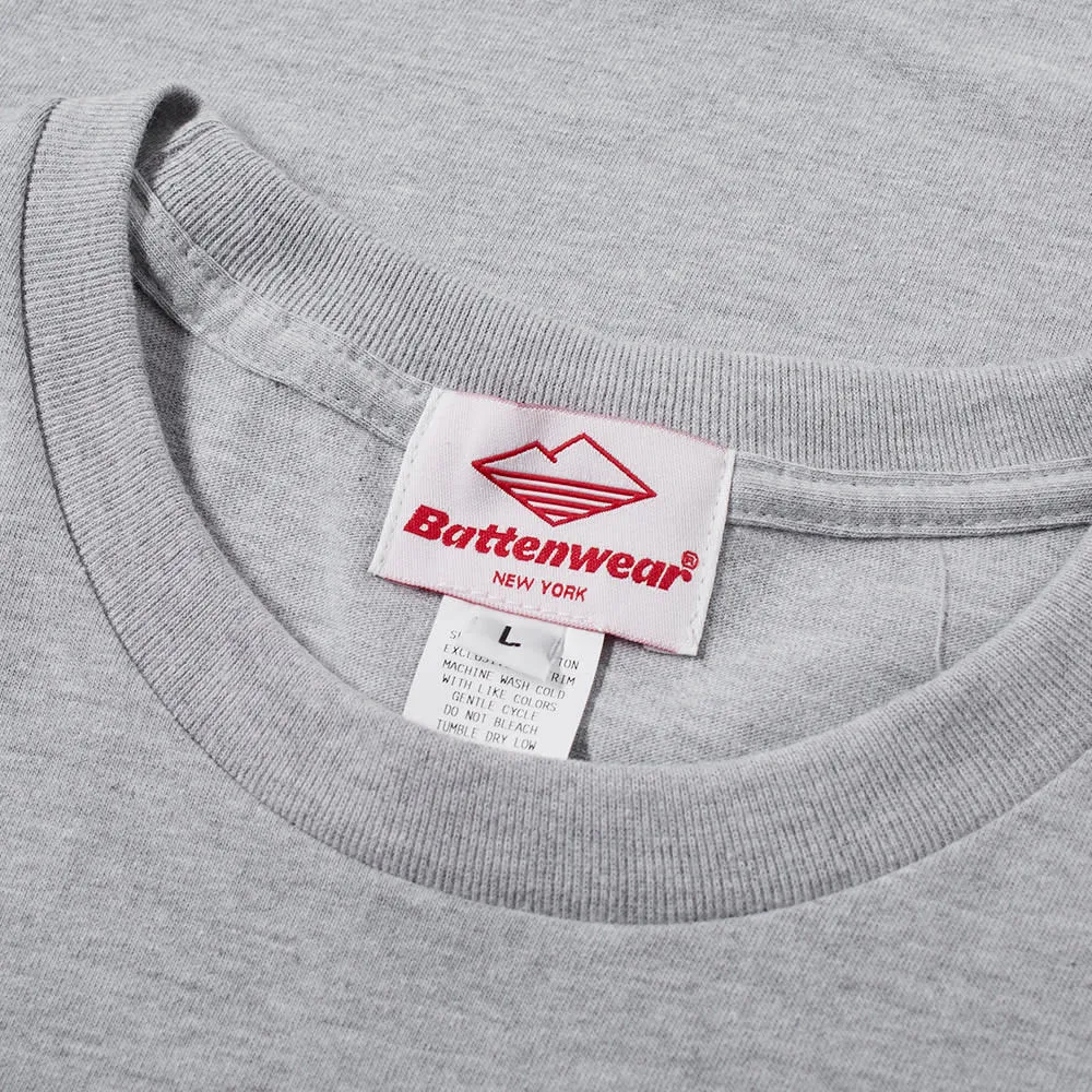 Battenwear Travel Tee - END. ExclusiveHeather Grey