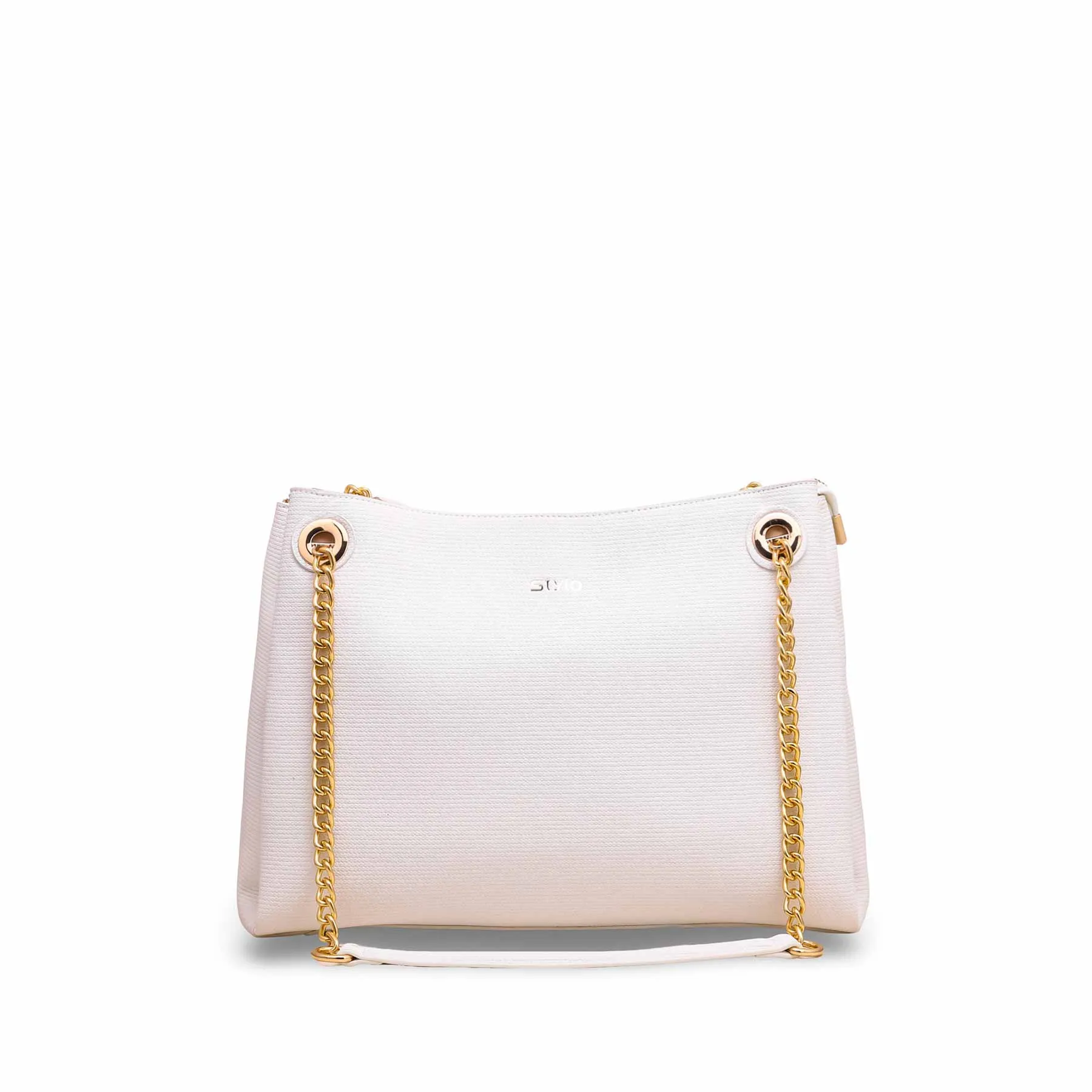 Beige Formal Hand Bag P36136