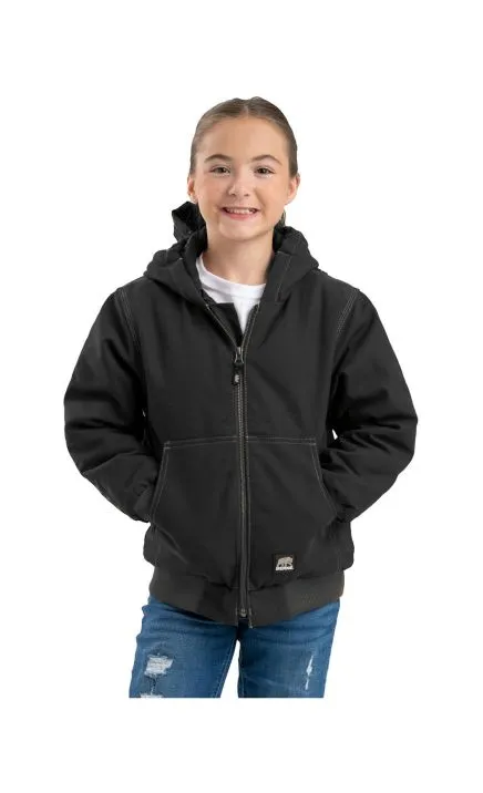 Berne BHJ61 Youth Highland Softstone Duck Hooded Jacket