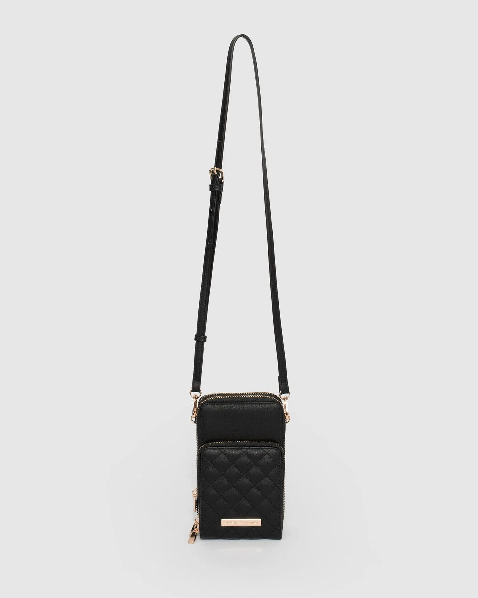 Black Koni Phone Crossbody Bag