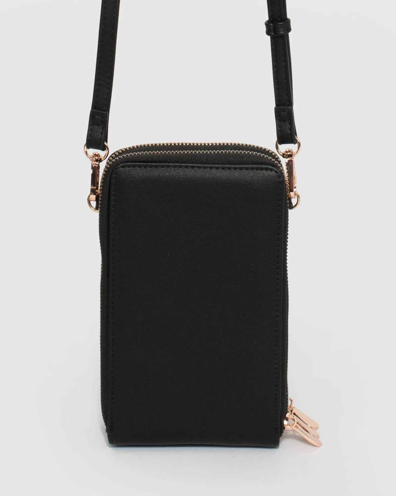 Black Koni Phone Crossbody Bag