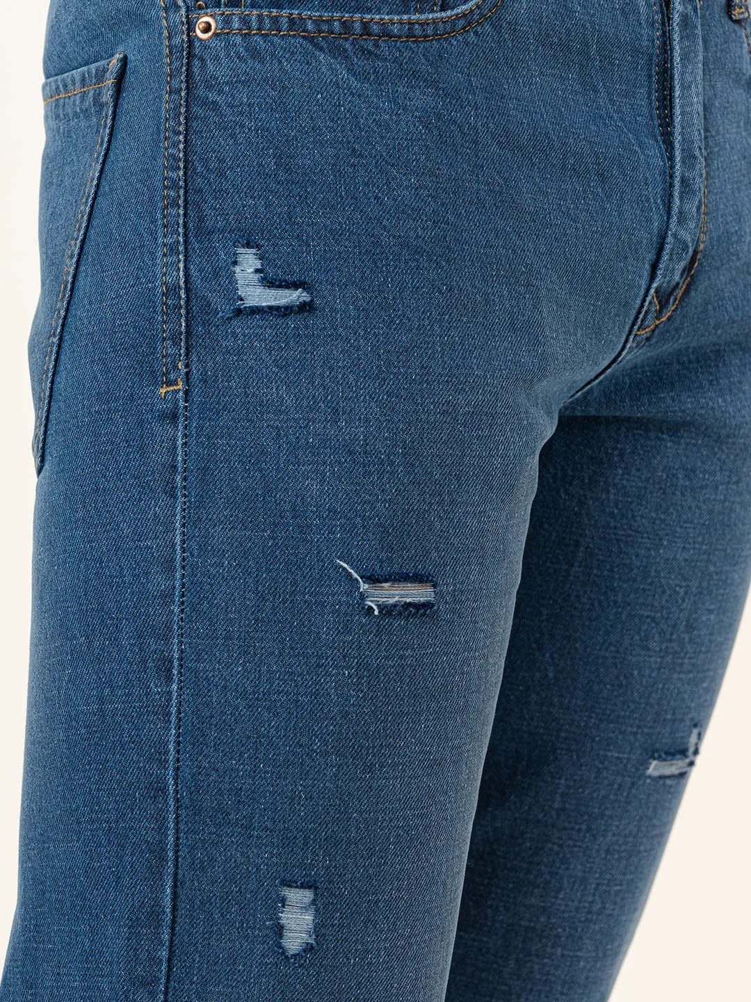 Blue Slim Fit Denim Jeans