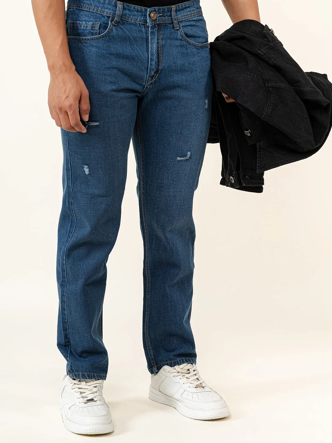 Blue Slim Fit Denim Jeans