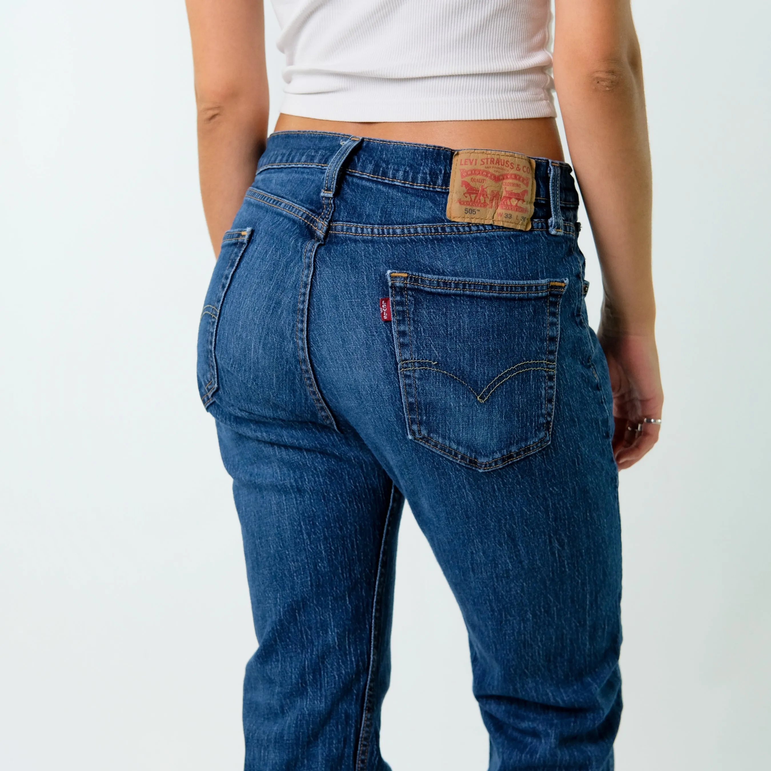 Blue y2ks Levi's Denim Jeans Baggy Pants (33x30)