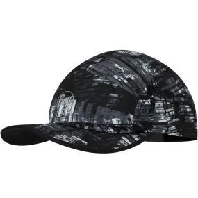 Buff Unisex 5 Panel Go Run Cap Hat - Black