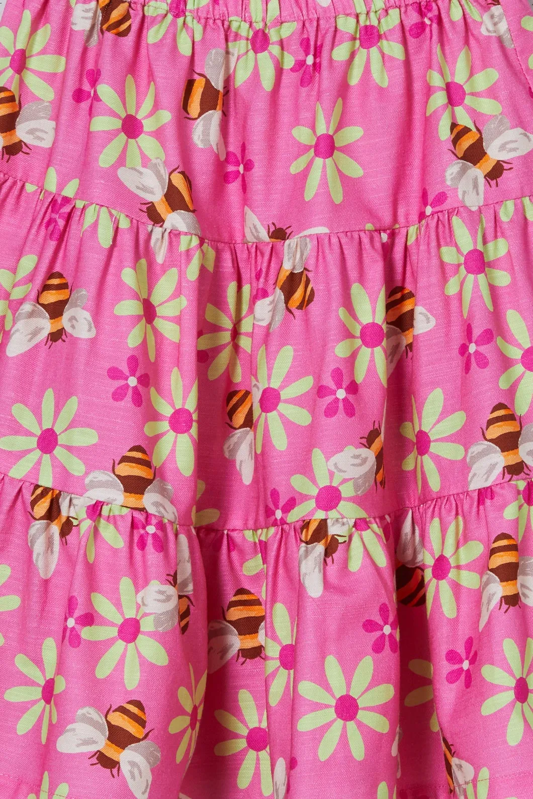 Busy Bees Kids Tiered Skirt