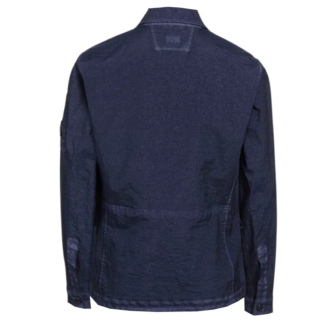 C P Company Button Up Navy Blue Jacket