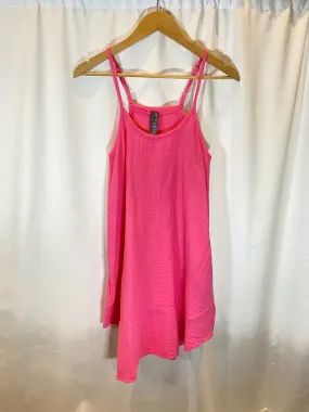 CAMI ASYMMETRICAL HEM DRESS