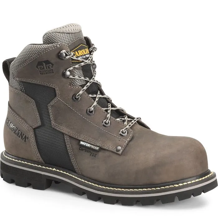 CAROLINA I-BEAM 6 COMPOSITE TOE WATERPROOF WORK BOOT SIZE 11.5D GRAY