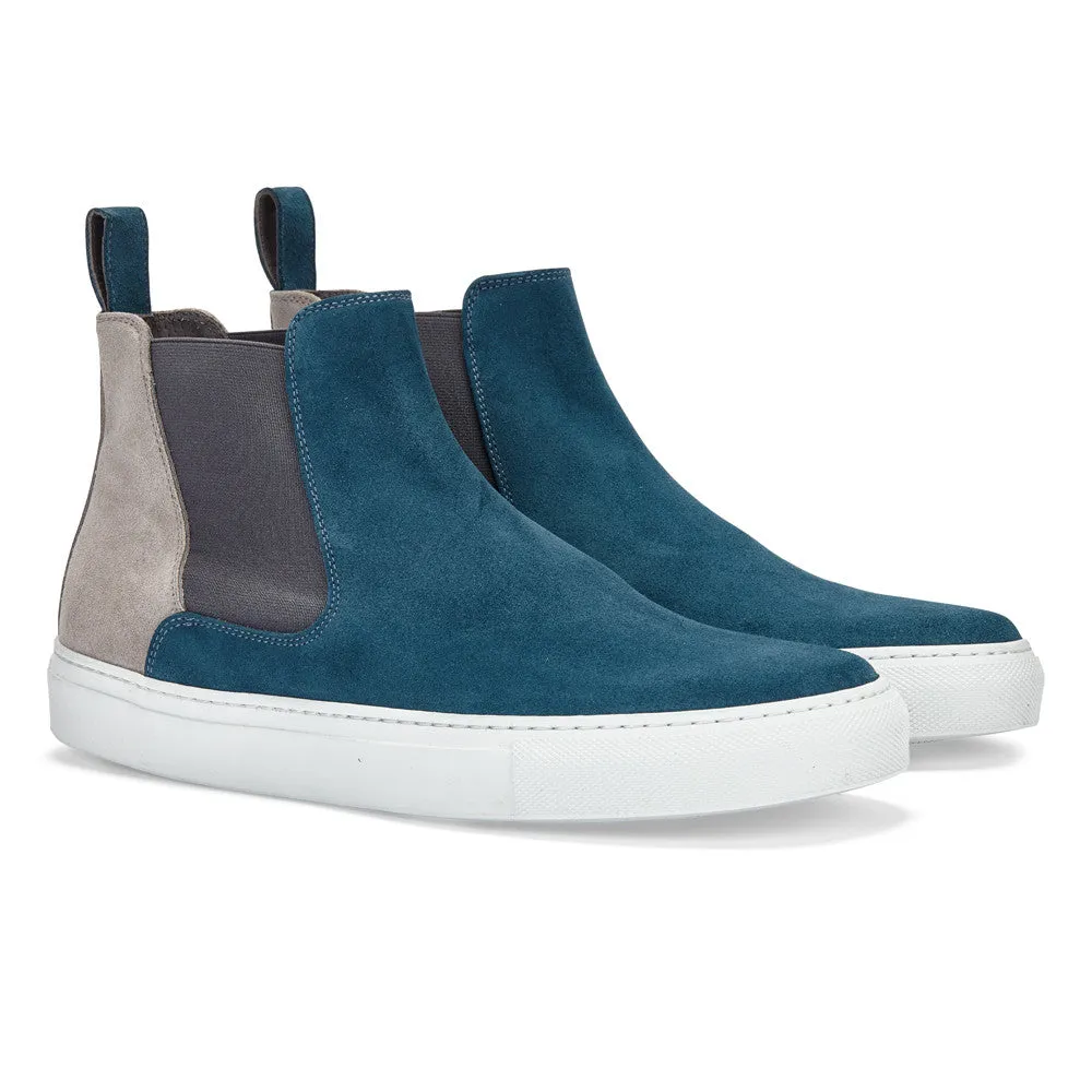 CHELSEA SNEAKER | AQUA SUEDE