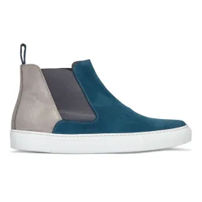 CHELSEA SNEAKER | AQUA SUEDE