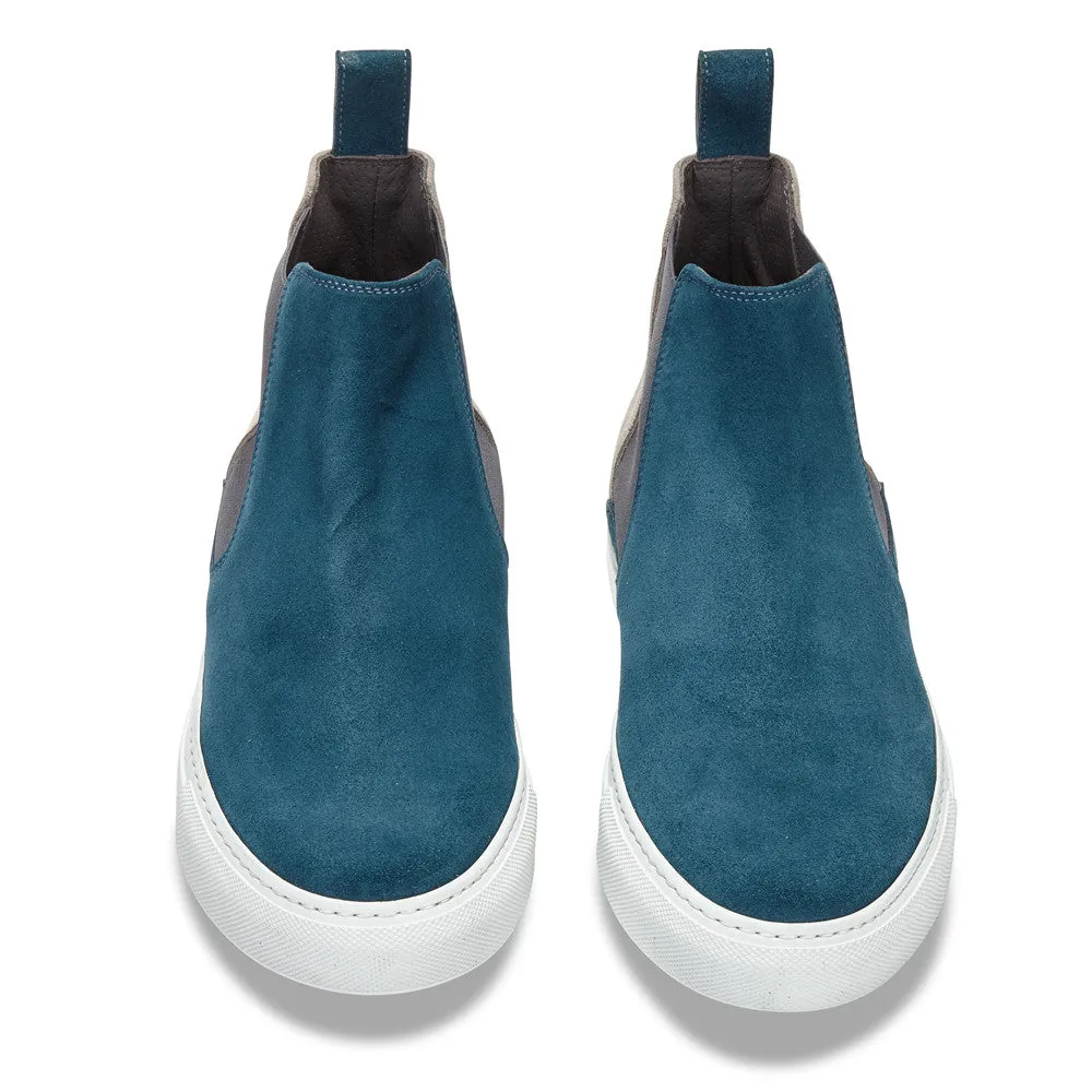 CHELSEA SNEAKER | AQUA SUEDE