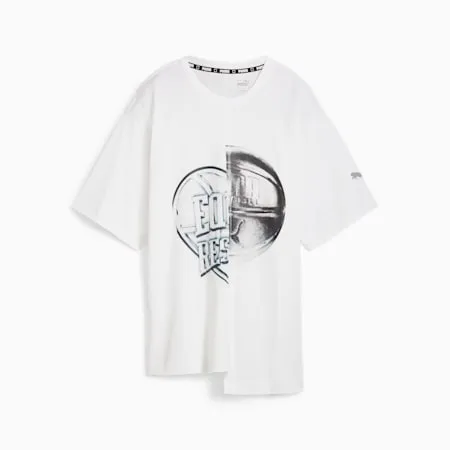 Cherry on Top Women's Cut and Sew Basketball Tee | PUMA White | PUMA New Arrivals | PUMA 