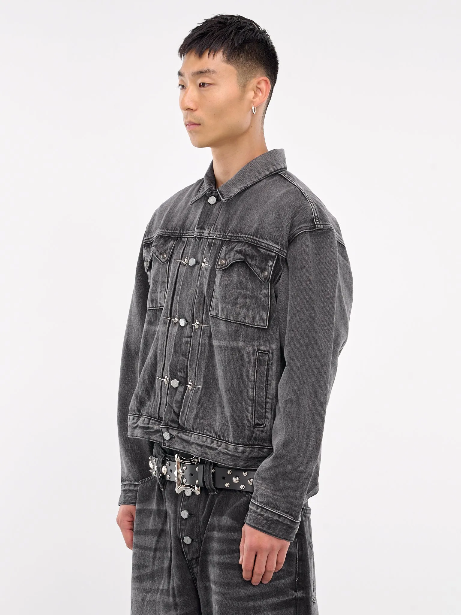 Claw Denim Jacket (JK2402-BLACK)