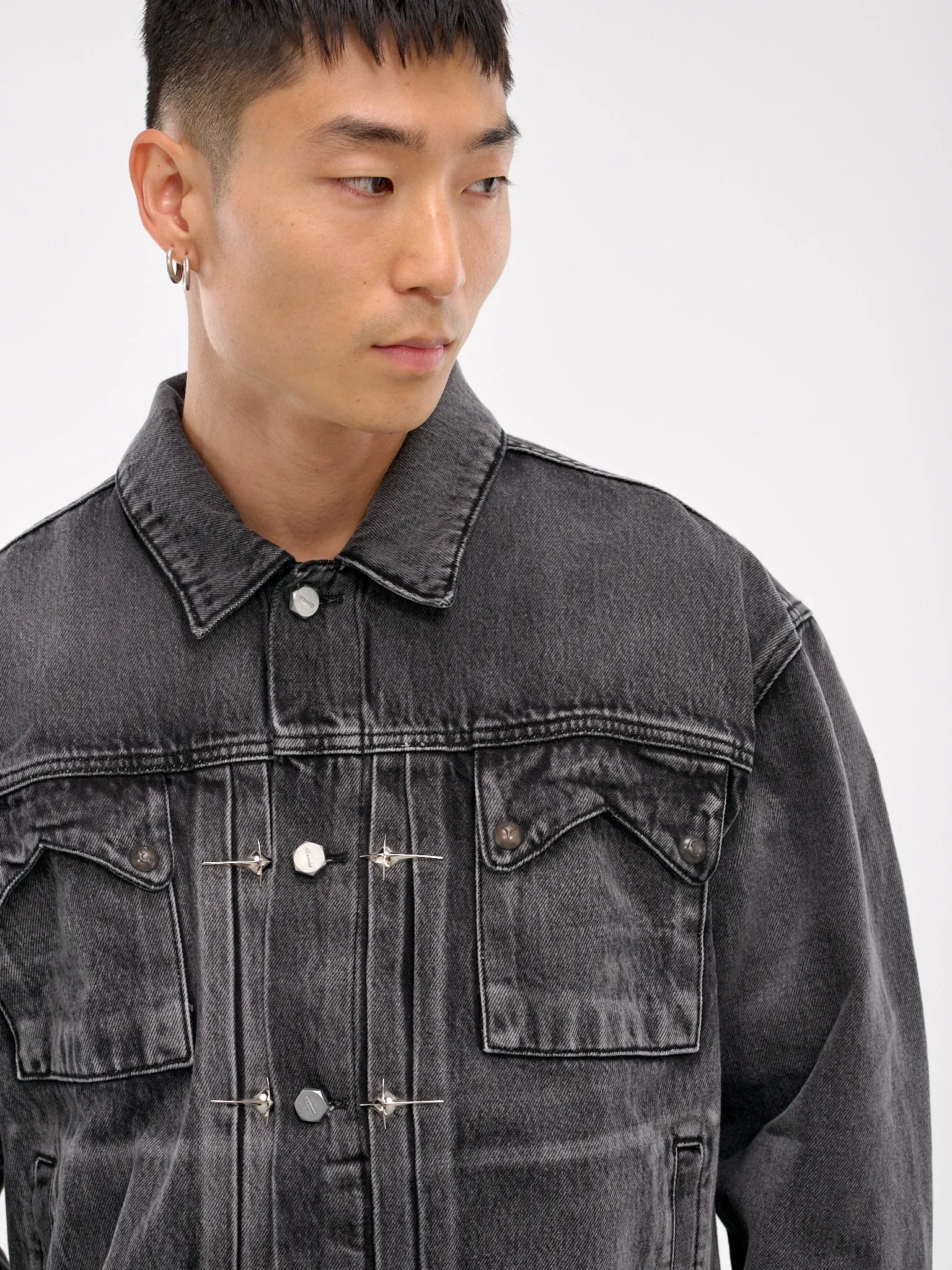 Claw Denim Jacket (JK2402-BLACK)