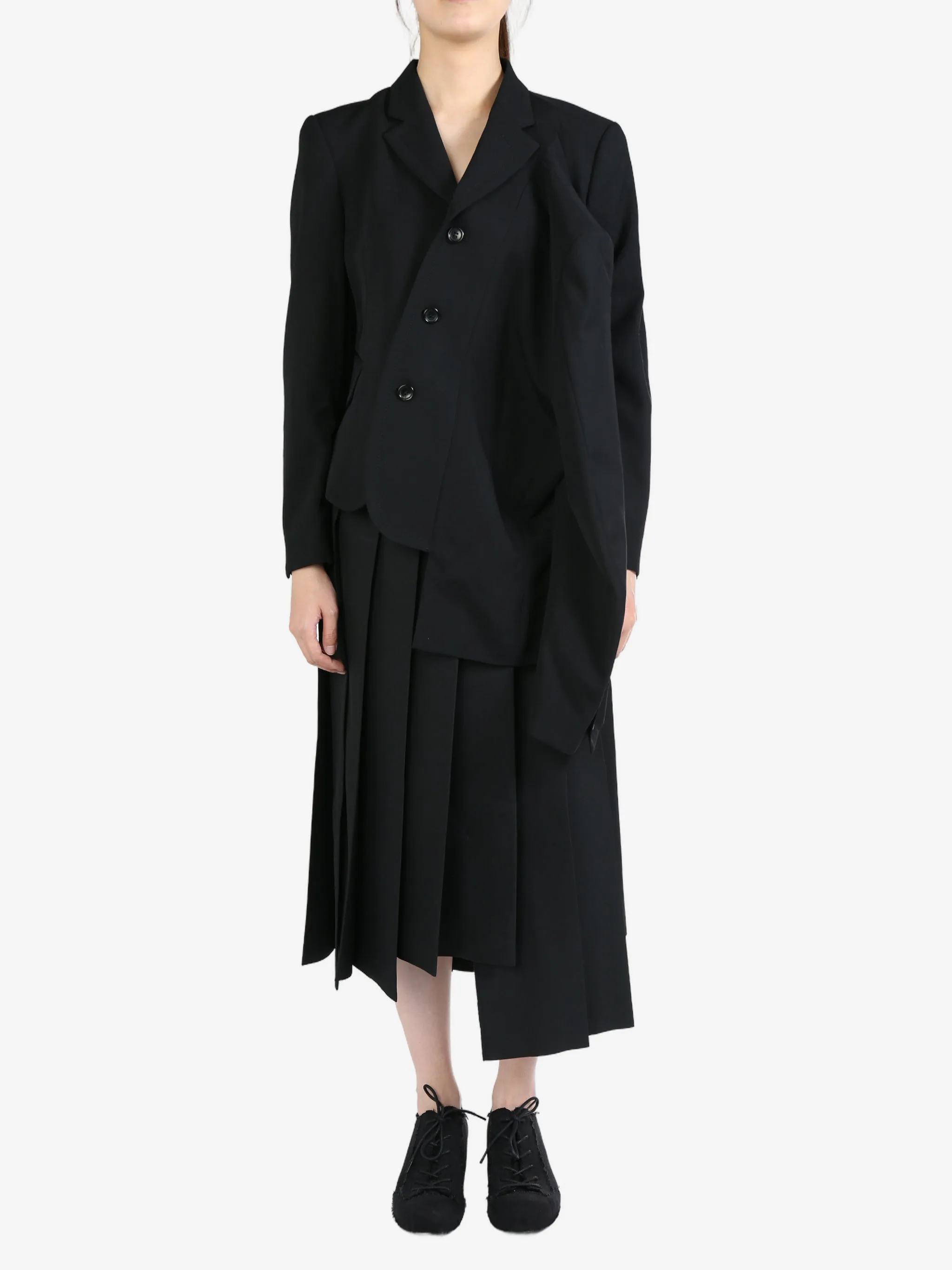 COMME DES GARCONS - Women Irregular Design Buttoned Jacket