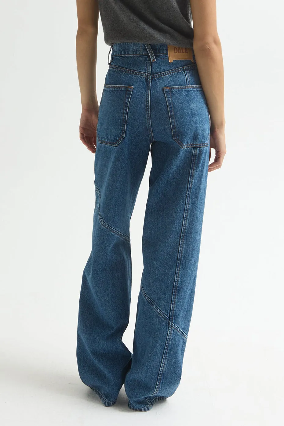 Cornflower Angle Starch Jeans