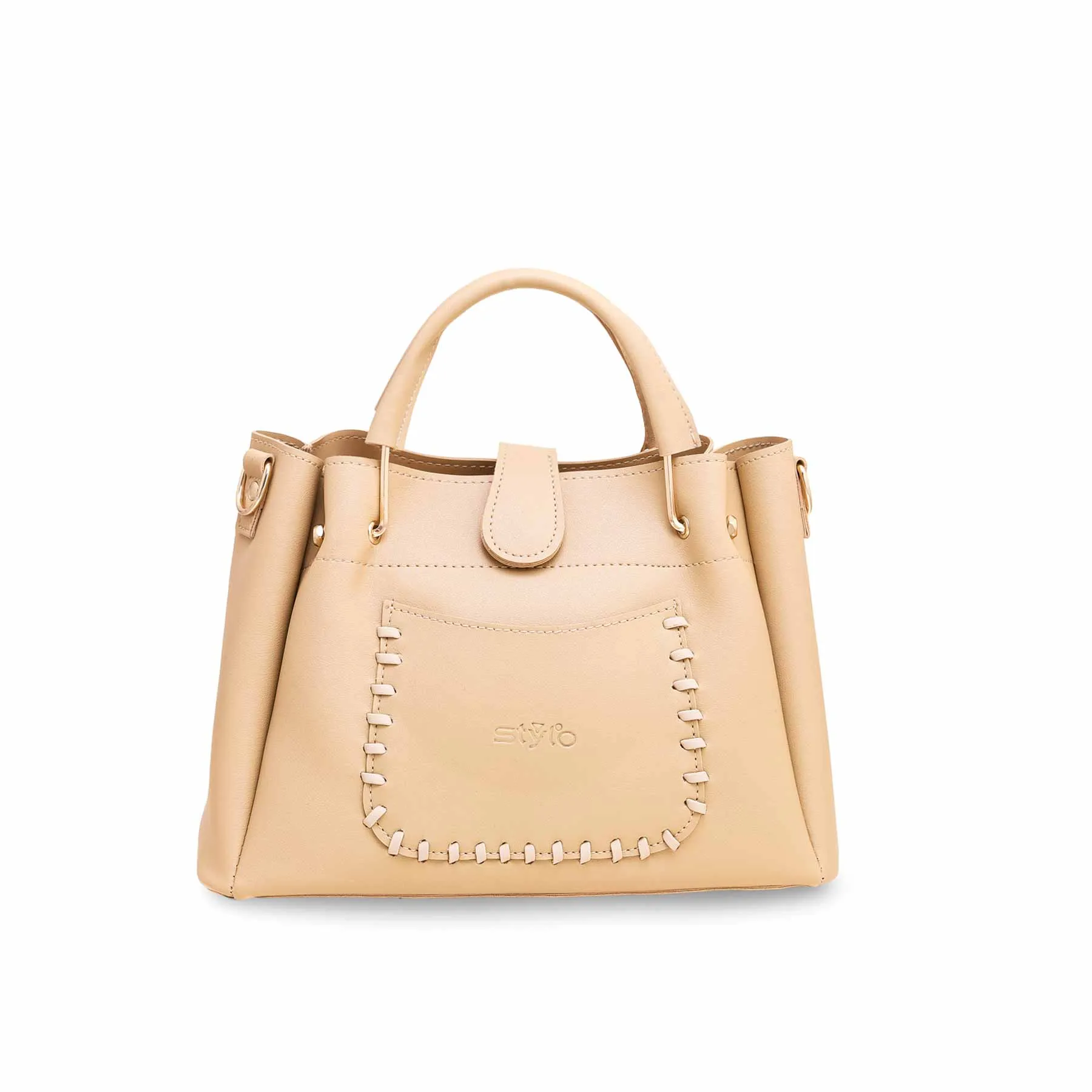 Cream Formal Hand Bag P53395