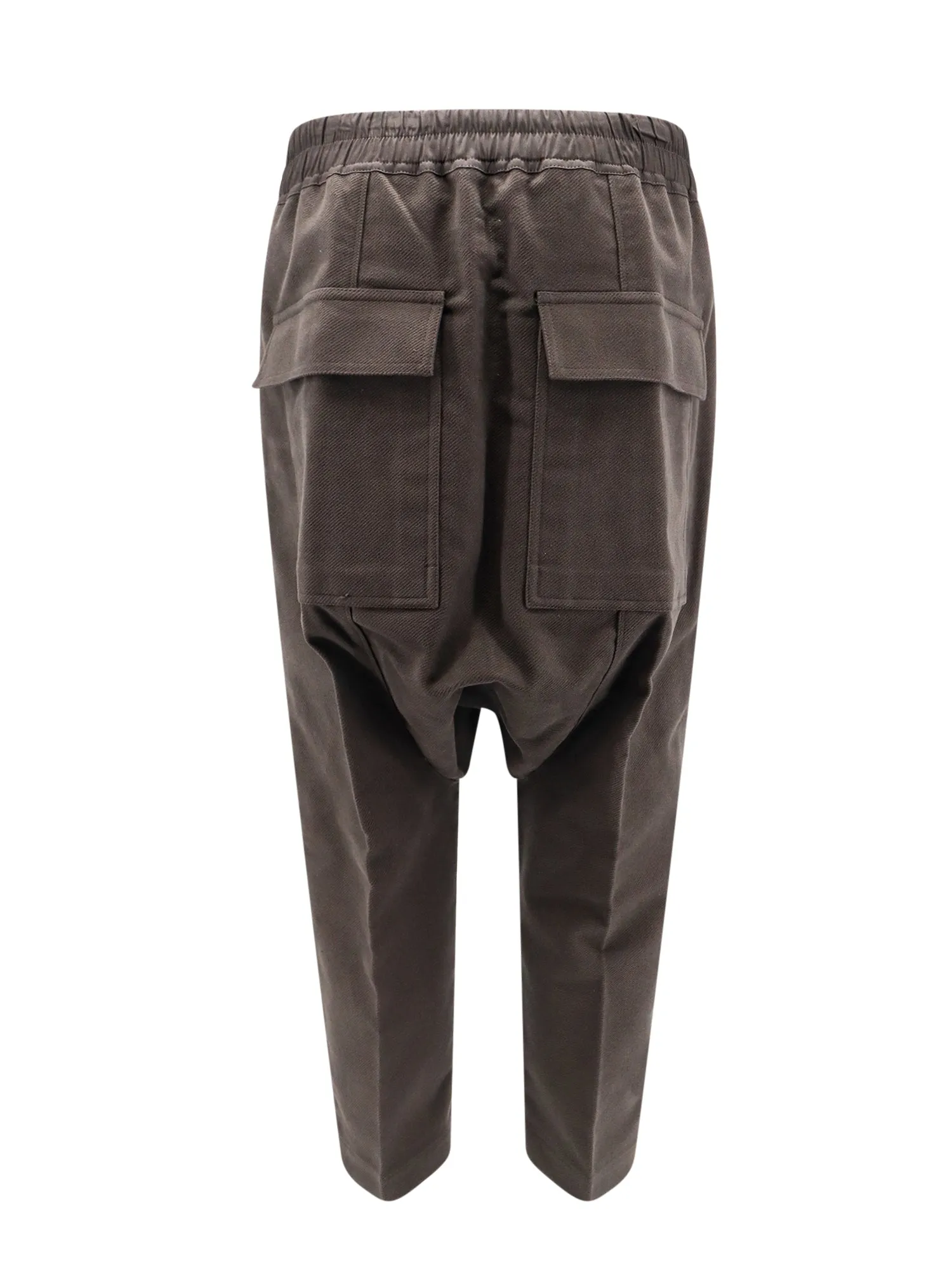 Cropped certified organic cotton trouser