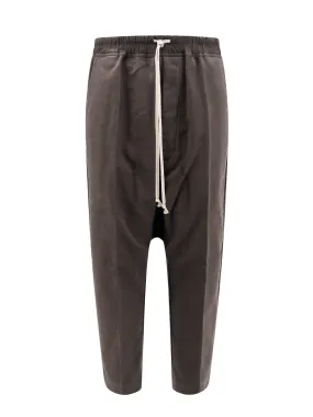 Cropped certified organic cotton trouser