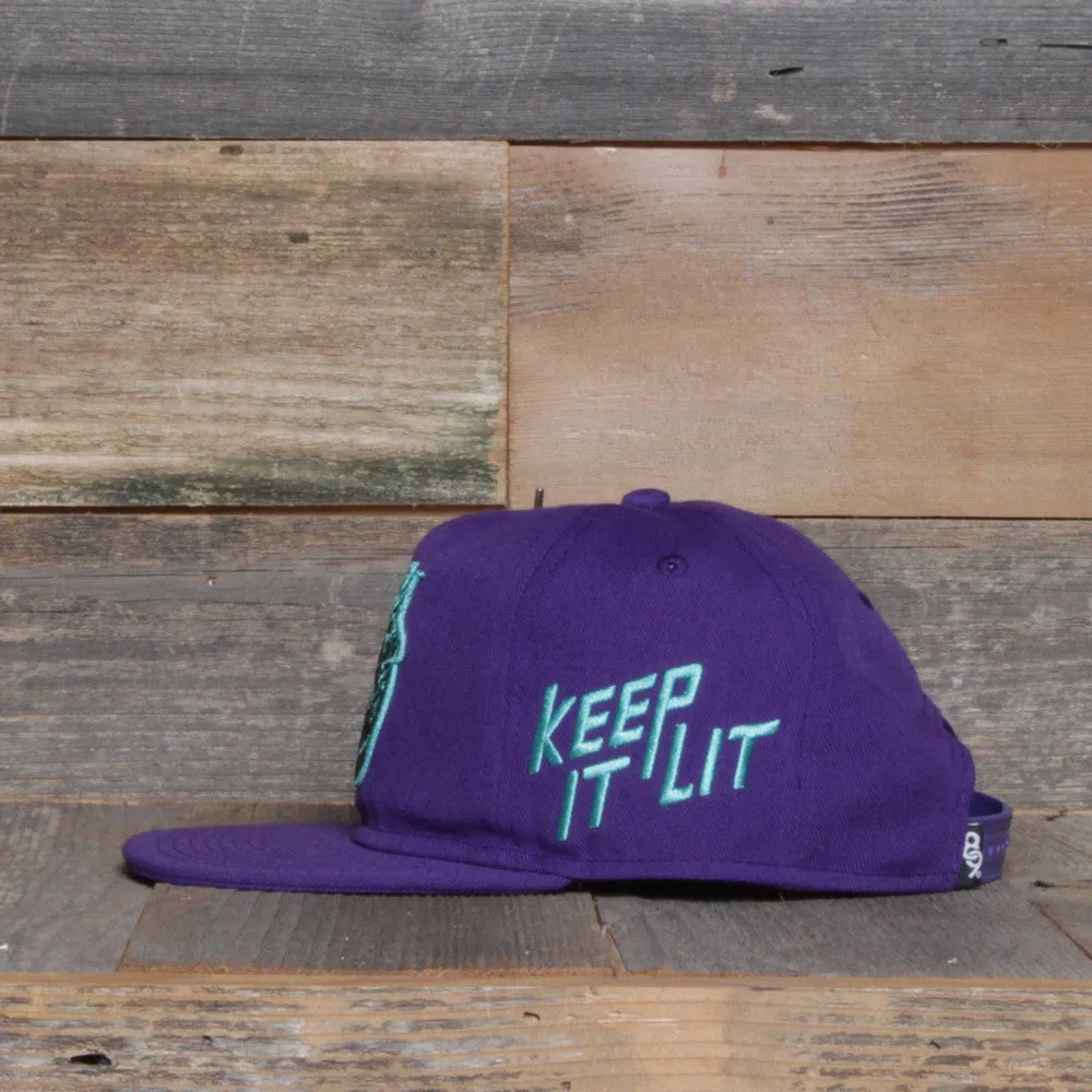 Cruz Unstructured Baseball Hat Grape