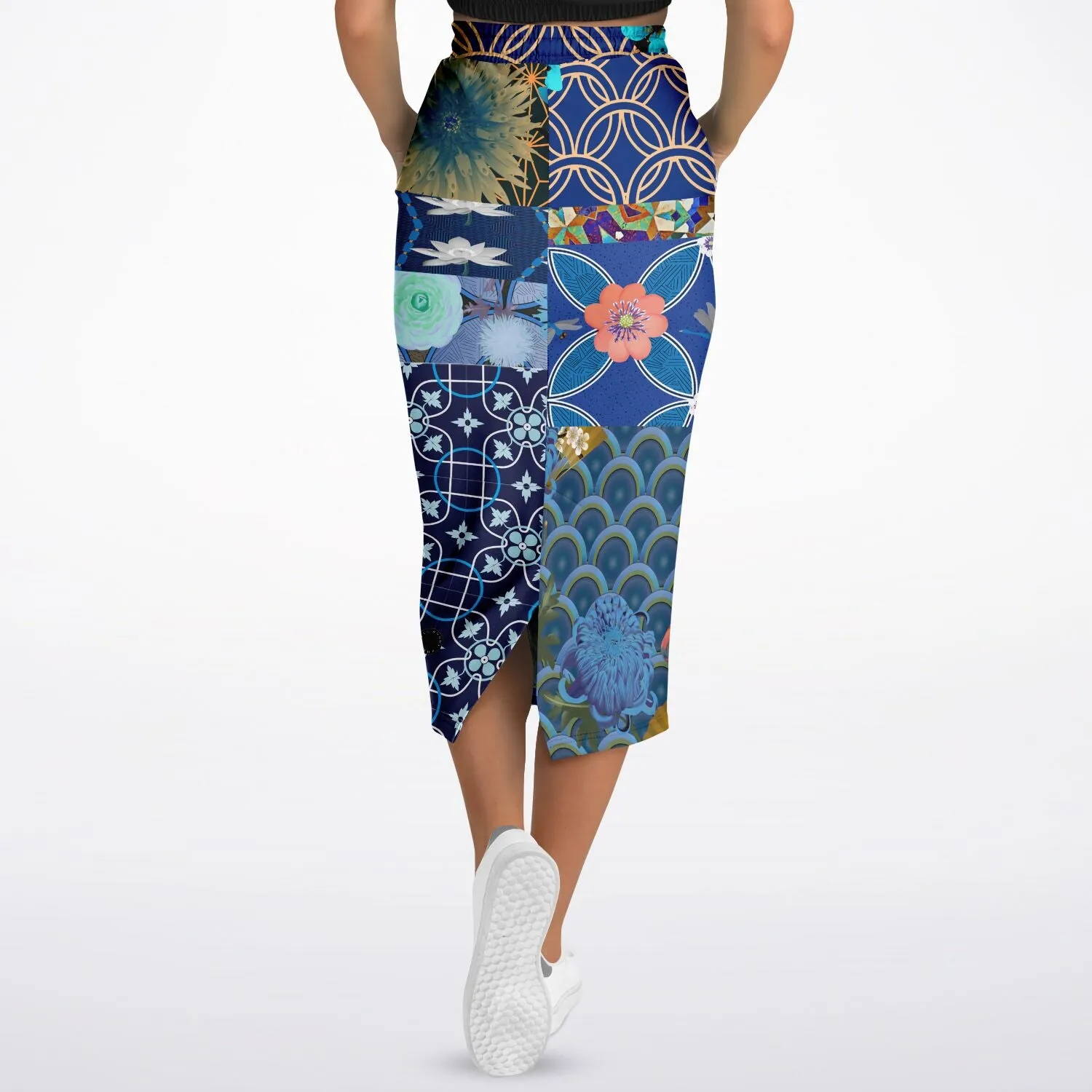 Dahlia Lama Eco-Poly Long Pocket Skirt