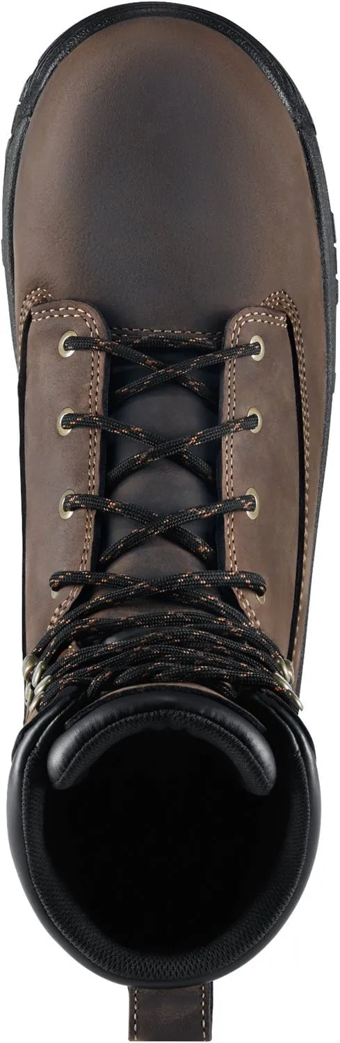 Danner Mens Caliper 8in Brown Leather Work Boots