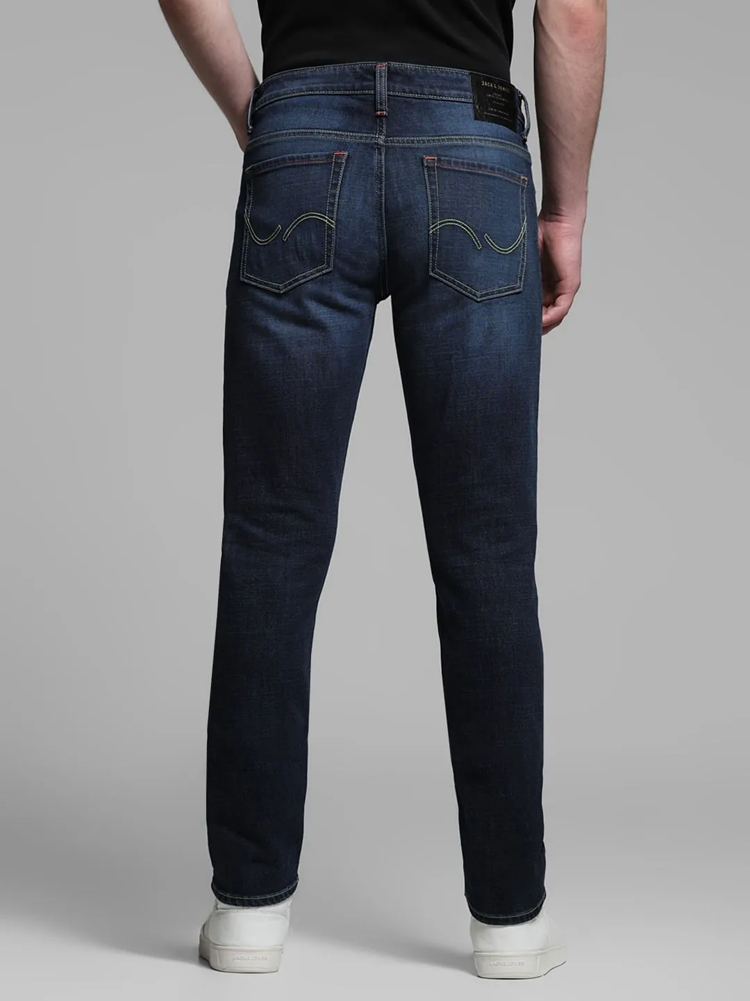 Dark Blue Low Rise Glenn Slim Fit Jeans