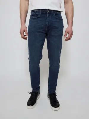 Dark Wash Skinny Fit Jeans | Men | George at ASDA