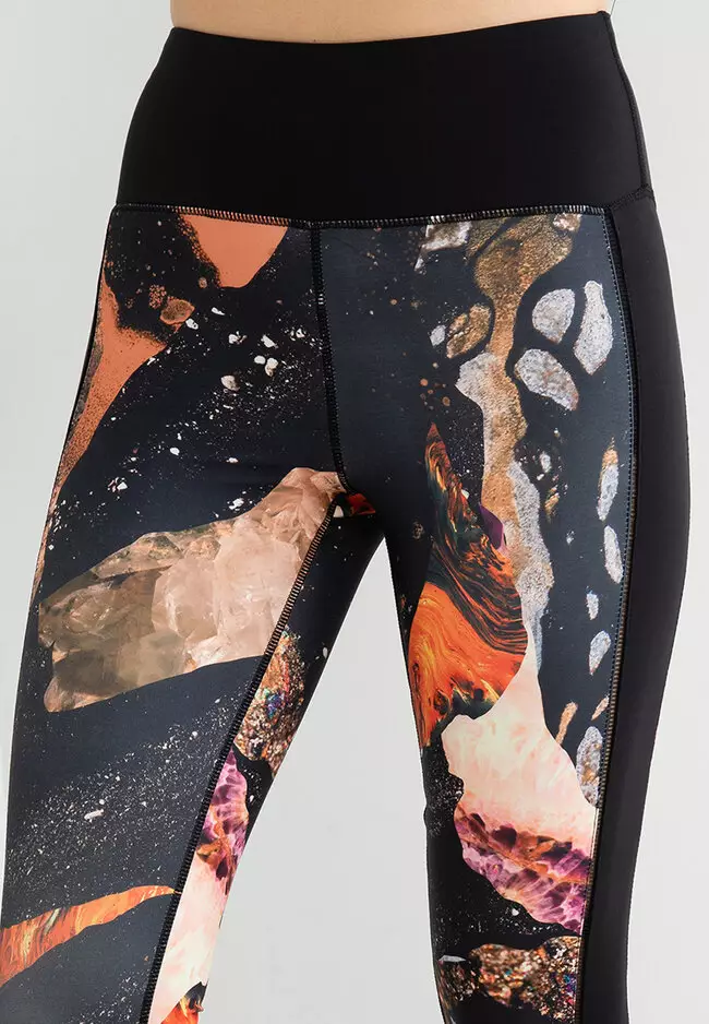 Desigual Mineral-Effect Print Leggings